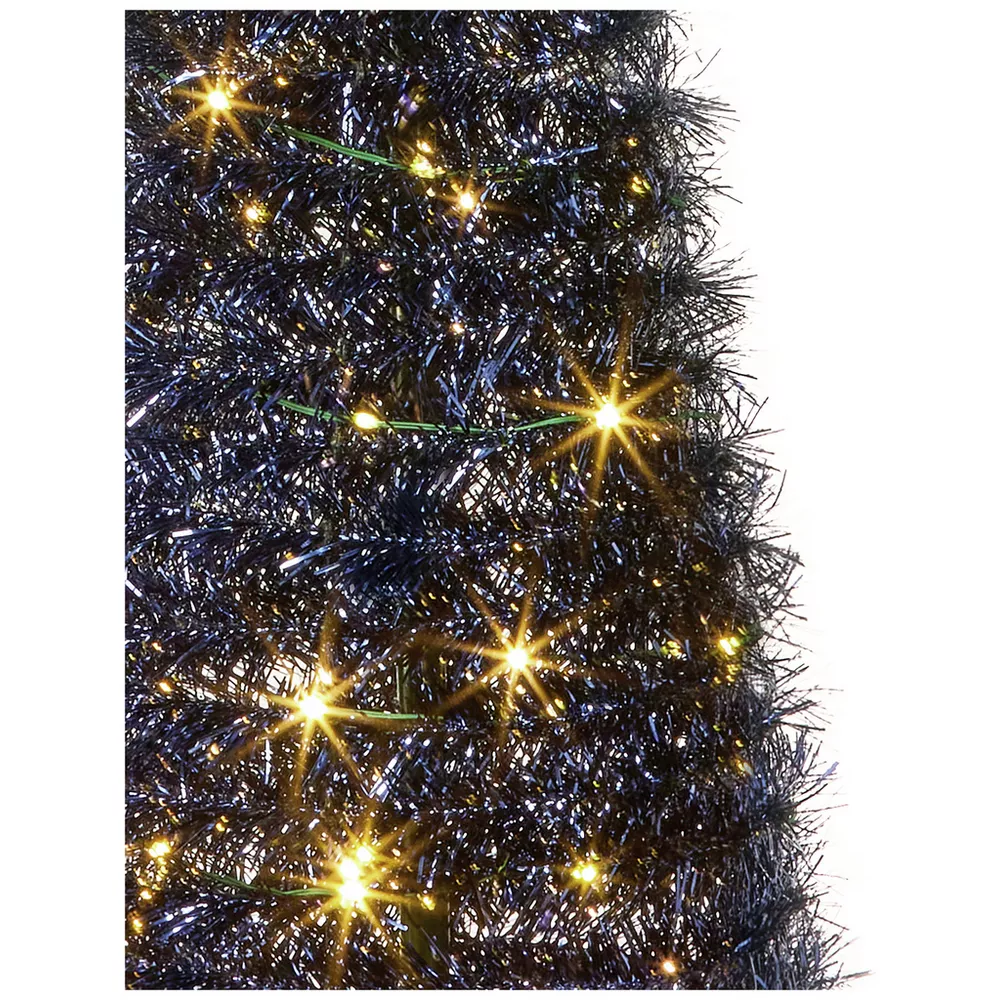 Premier Decorations 6ft Pop Up Slim Christmas Tree - Blue — thumbnail 2