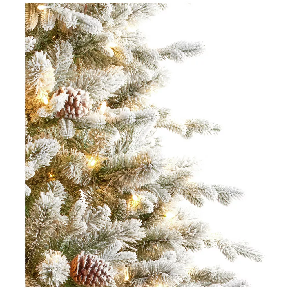Premier Decorations 7ft Snowy Dorchester Christmas Tree — thumbnail 2