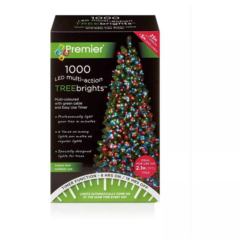 Premier Decorations Multicolour LED Christmas Tree Lights — thumbnail 2