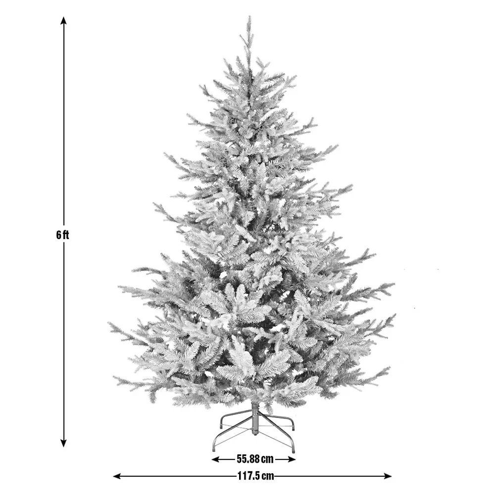 Habitat 6ft Mixed Tip Upswept Christmas Tree — thumbnail 4