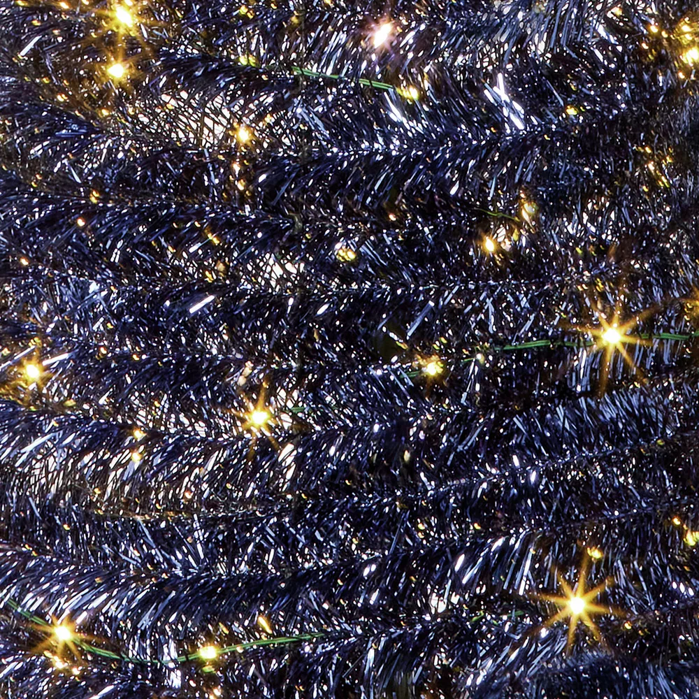 Premier Decorations 6ft Pop Up Slim Christmas Tree - Blue — thumbnail 3