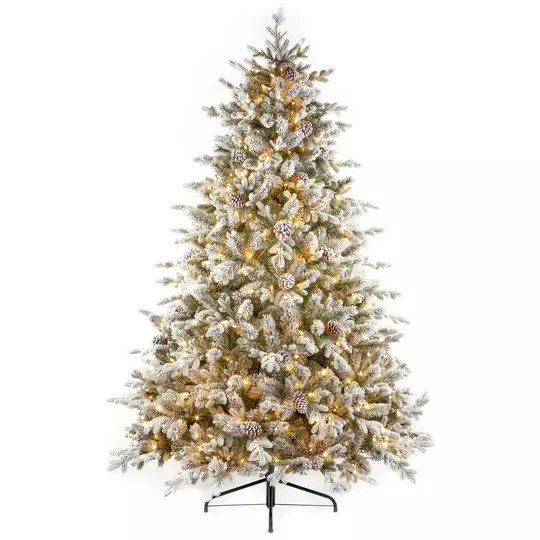 Premier Decorations 7ft Snowy Dorchester Christmas Tree