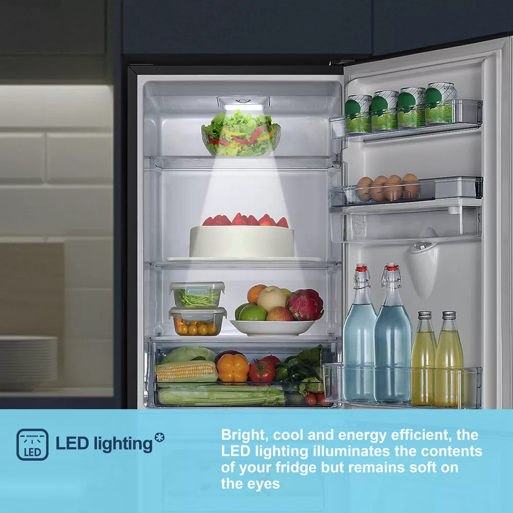 Fridgemaster MC55240DEB Freestanding Fridge Freezer - Black — thumbnail 11