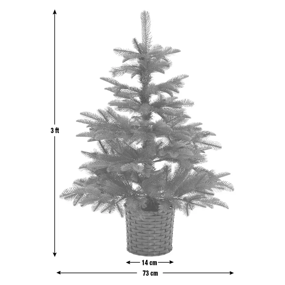 Habitat 3ft Premium Natural Look Small Christmas Tree — thumbnail 5