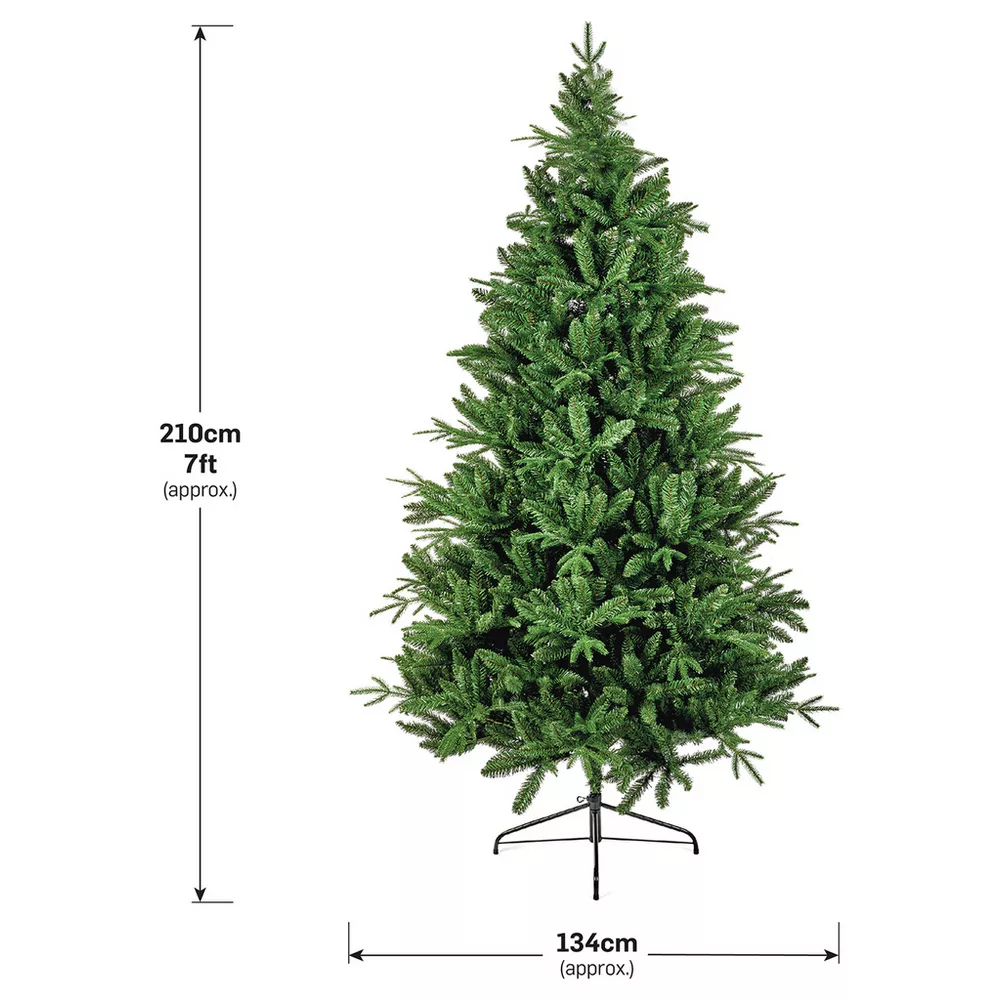 Premier Decorations 7ft Aspen Fir Christmas Tree — thumbnail 5